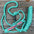 Rose - Turquoise Mule Tape Halter