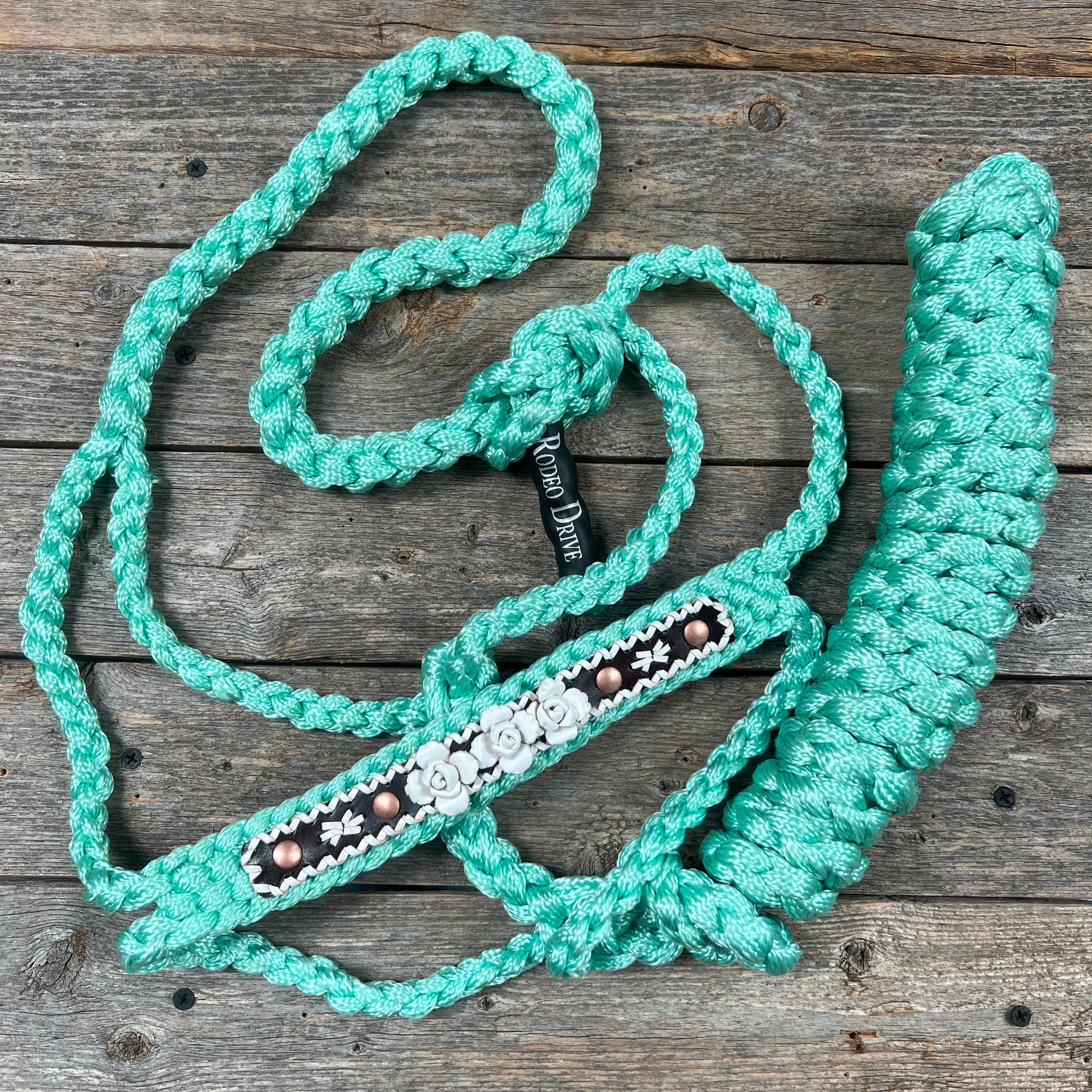 Rose - Seafoam Mule Tape Halter
