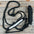 Black Mule Tape Rose Halter
