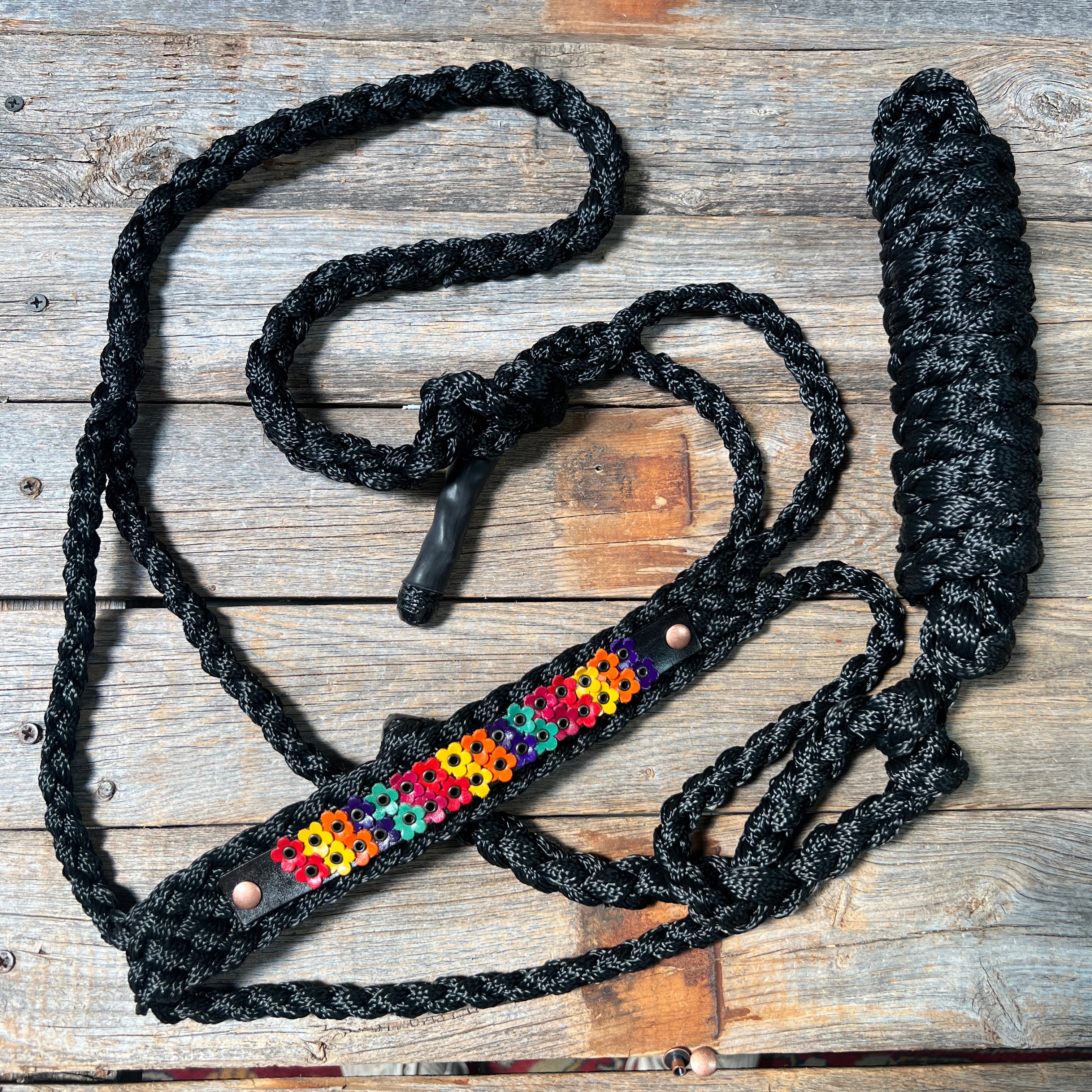 Double Flower Mule Tape Halter