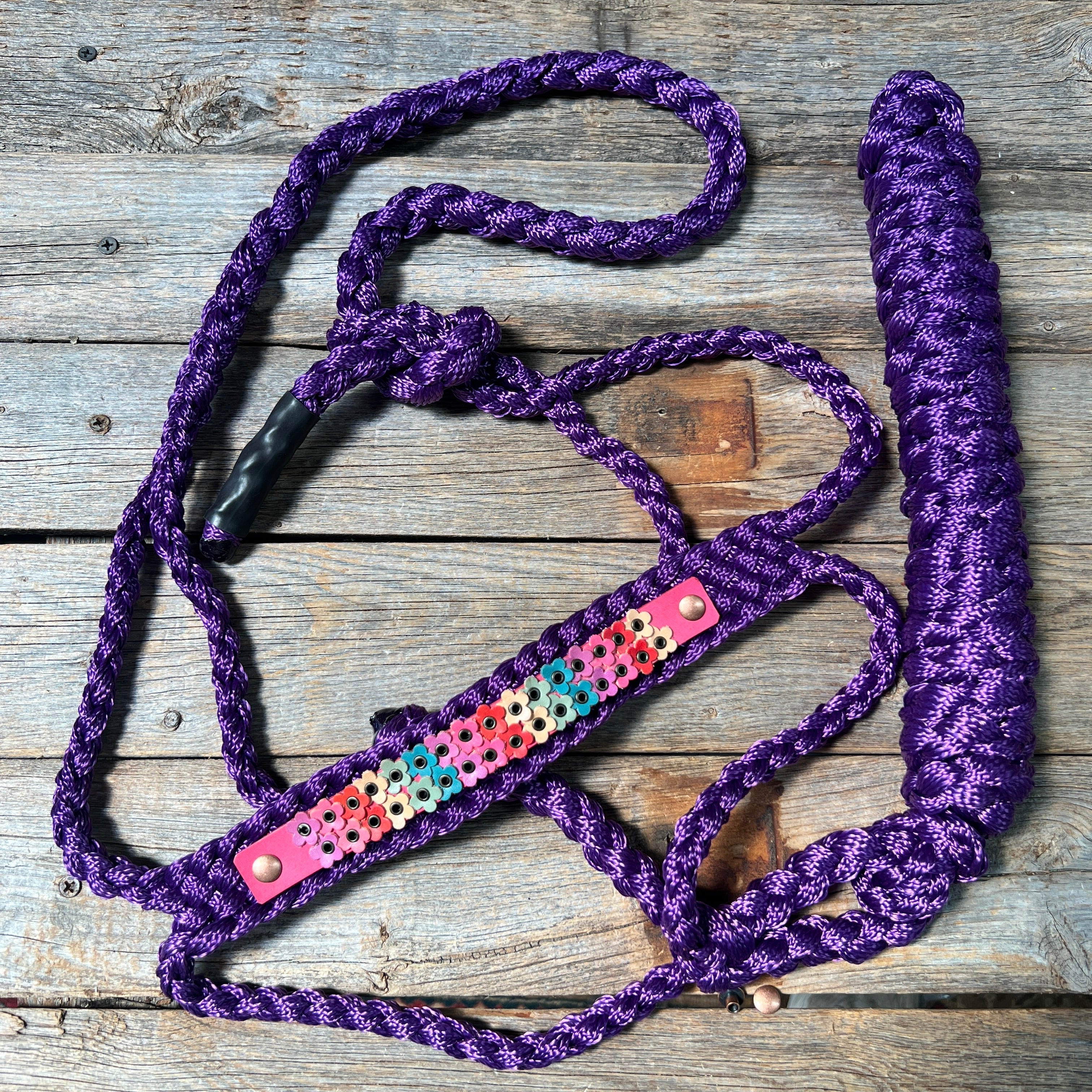 Double Flower Mule Tape Halter