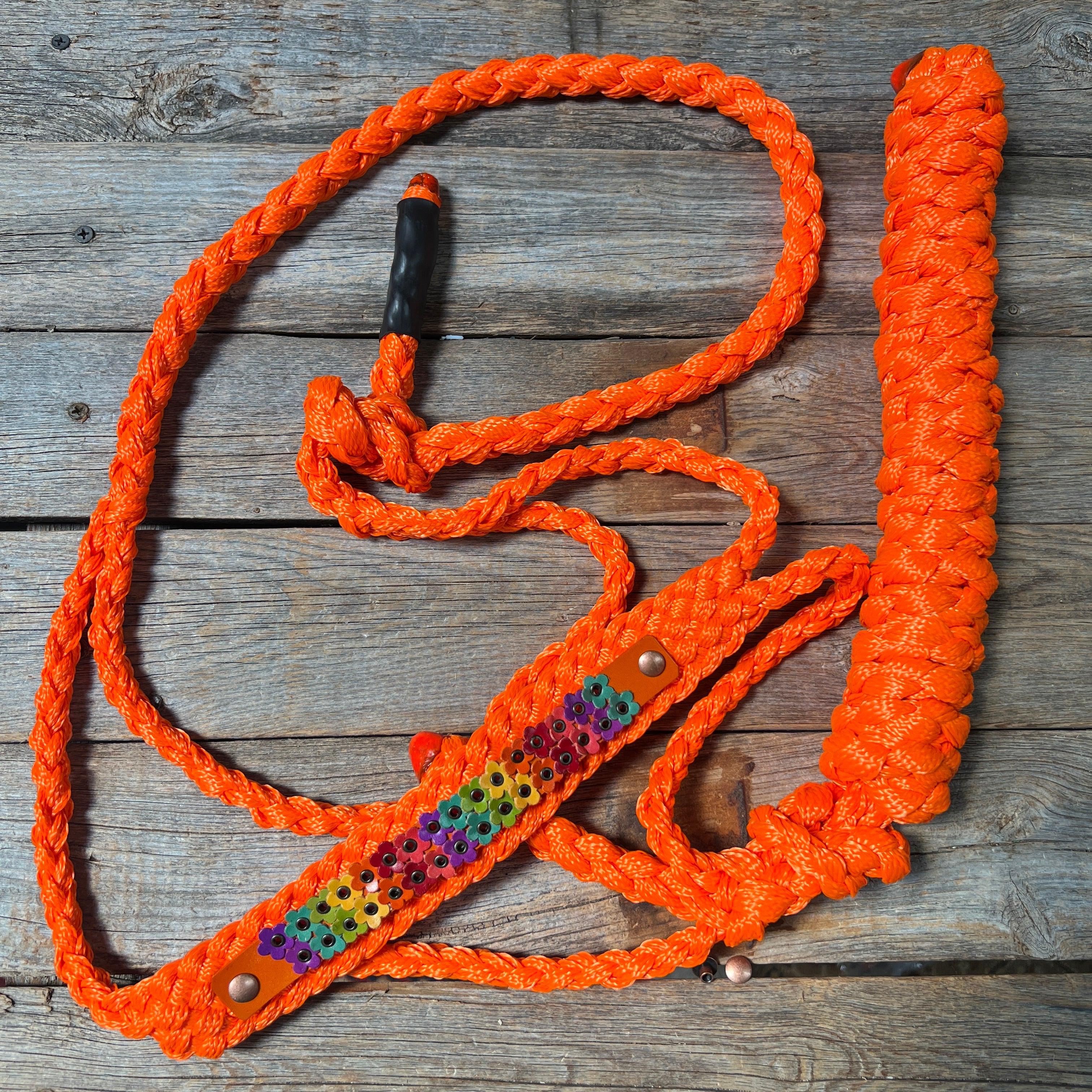 Double Flower Mule Tape Halter