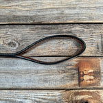 Floral Tooled Genuine Leather leash 4' x 1.25"wide