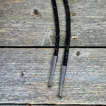 Black Rhinestone Western Bolo Tie #BT119