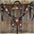 Triple Tone Floral Ruby, Jet and Champagne Browband - Triangle / Gladiator Breastcollar Tack Set #BBBC451