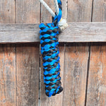 Blue and Black Lariat Noseband Mule Tape Halter