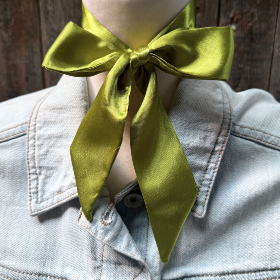 Light Green Wild_Rag_Scarf_for_Cowgirls_Rodeo_Drive_Conchos