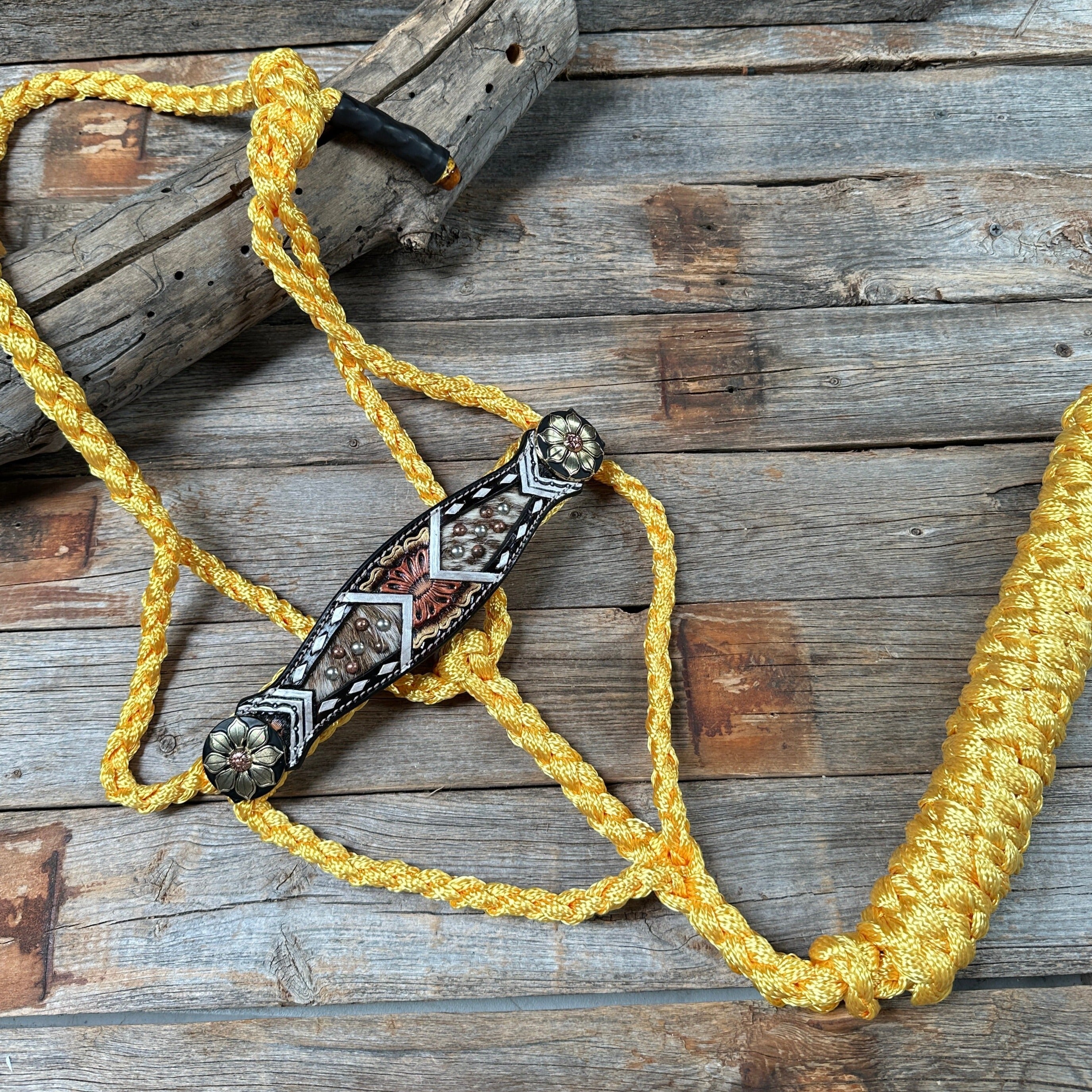 Gold Mule Tape Halter - Sunflower #MT216