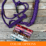 Rose - Purple Mule Tape Halter