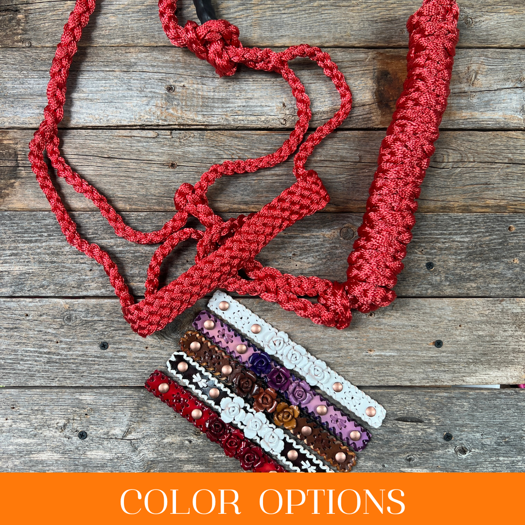 Rose - Red Mule Tape Halter