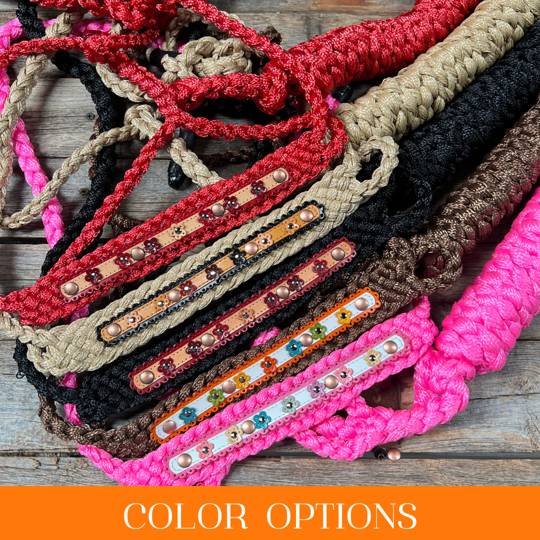 Single Flower Mule Tape Halter