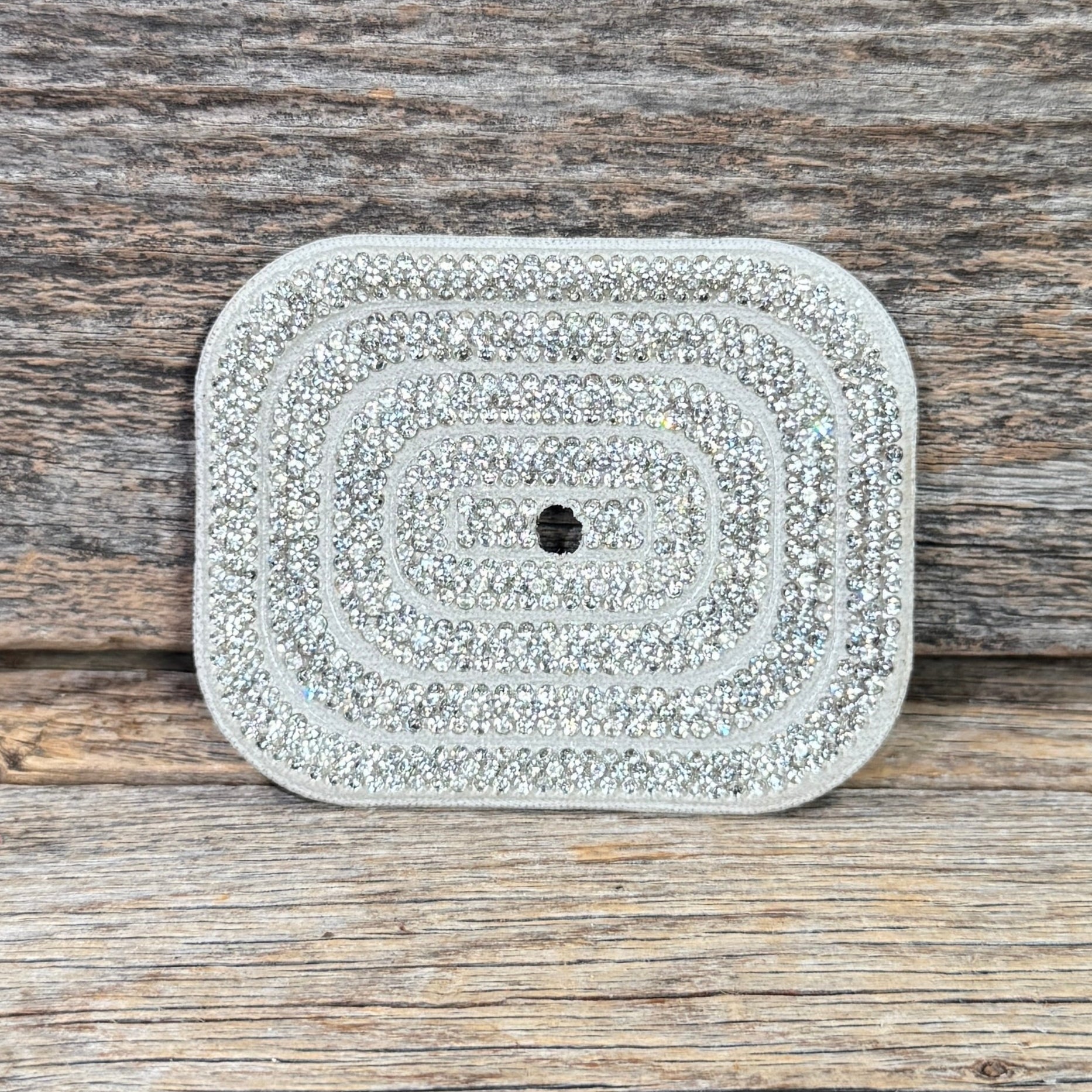 Rectangle Rhinestone Rosette