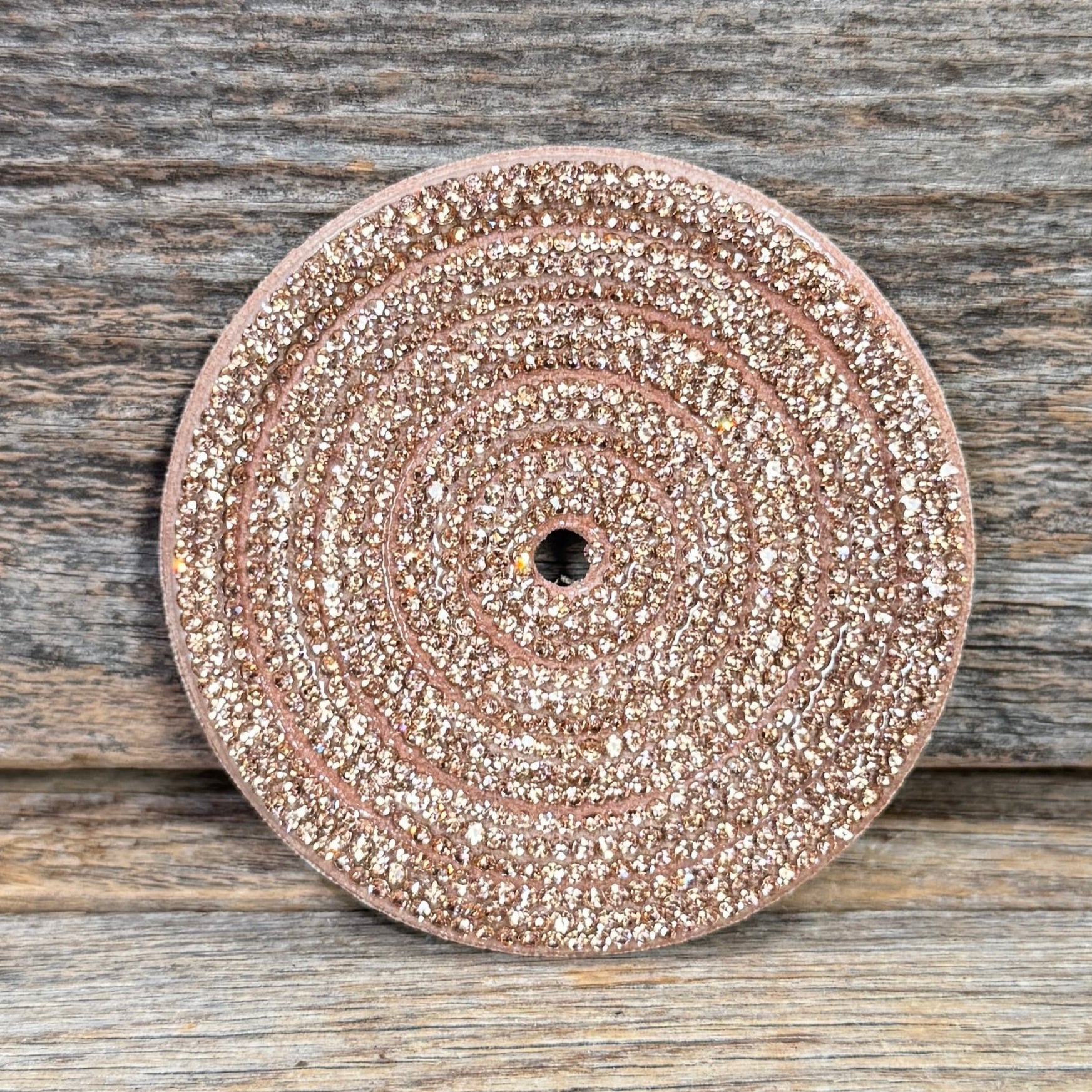 Circle Rhinestone Rosette