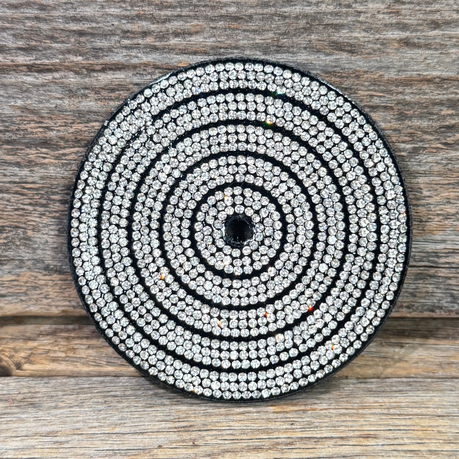 Circle Rhinestone Rosette