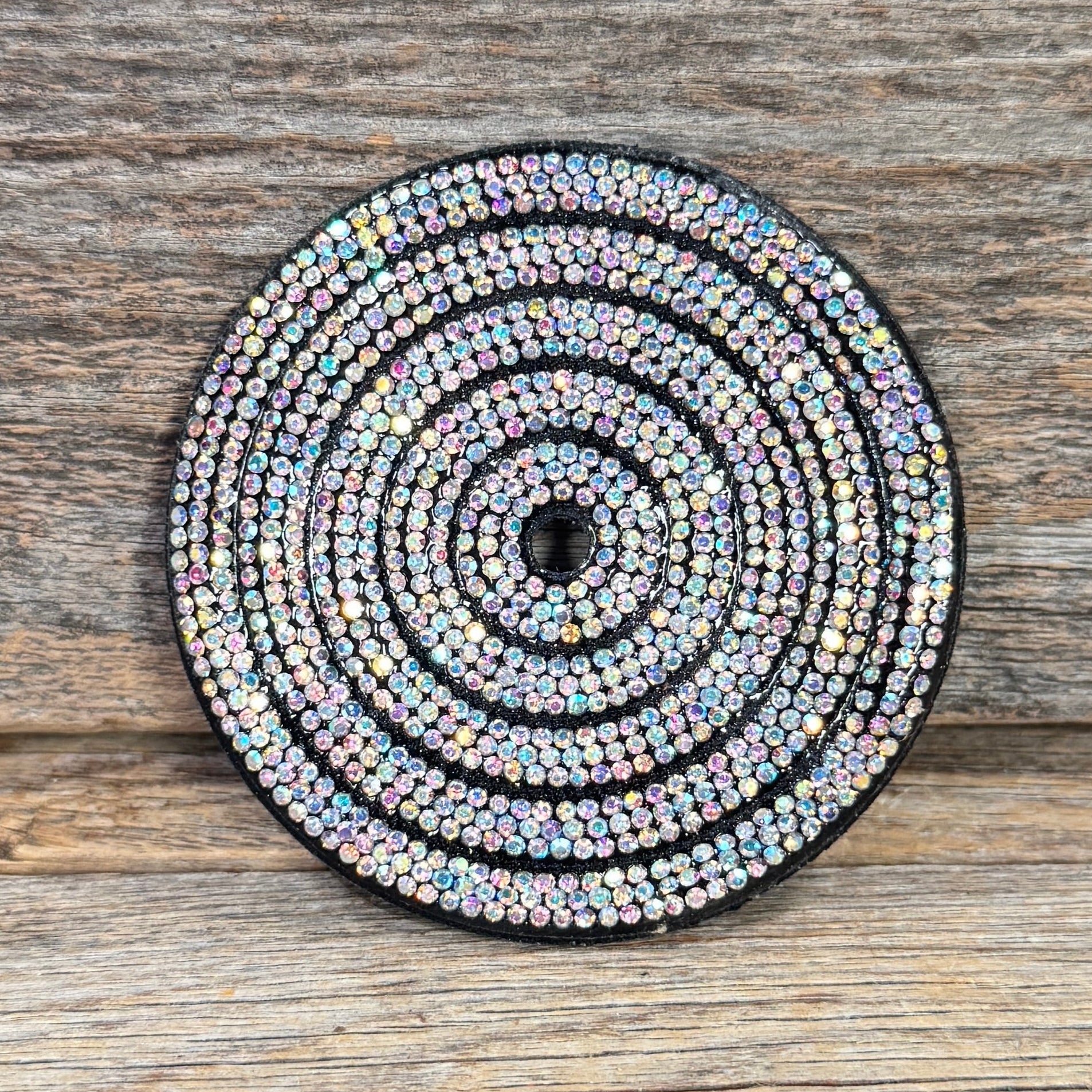 Circle Rhinestone Rosette