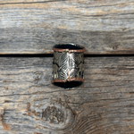 Silver Engraved Coyote N' Cactus Wild Rag Slide #PS104