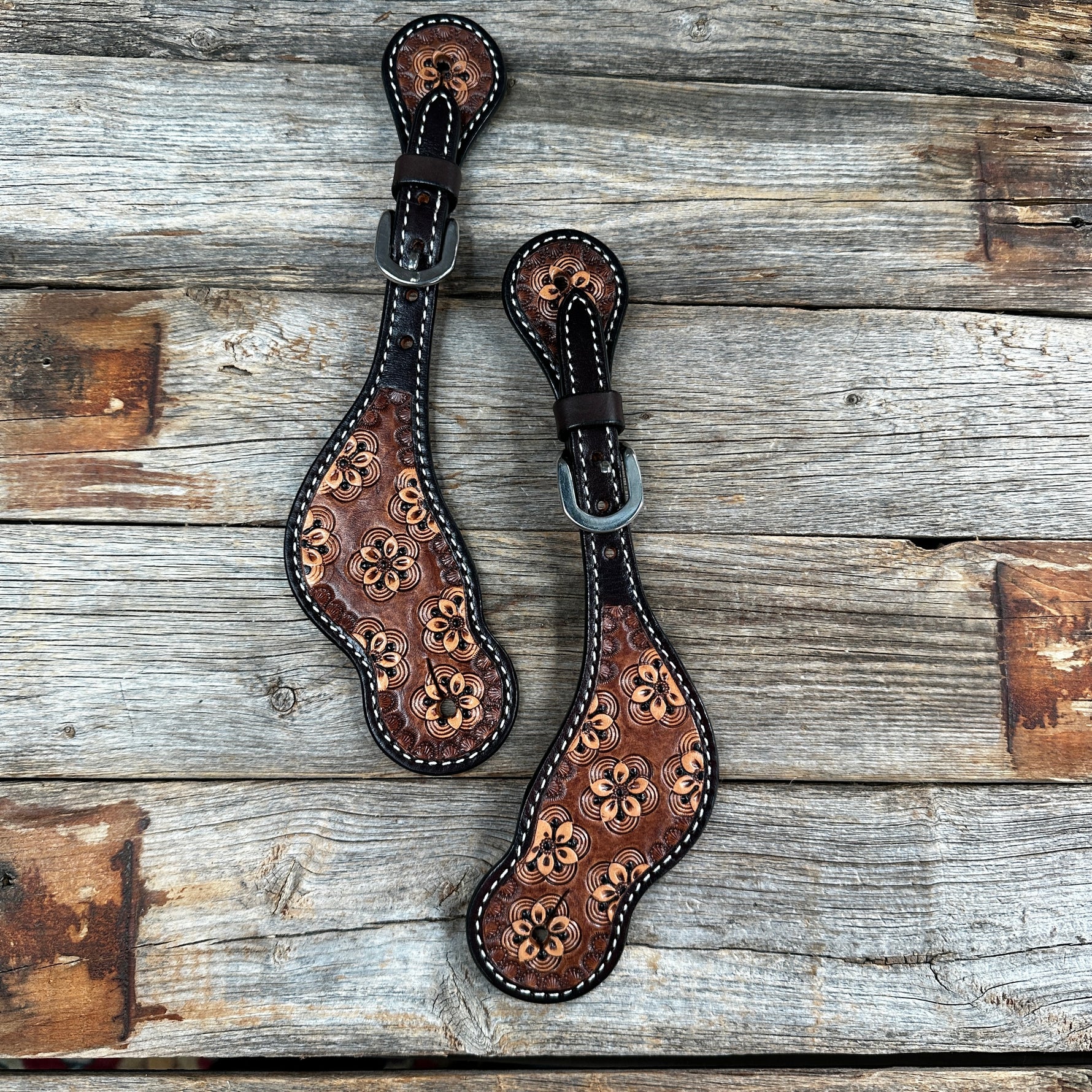 Flower Power Spur Straps