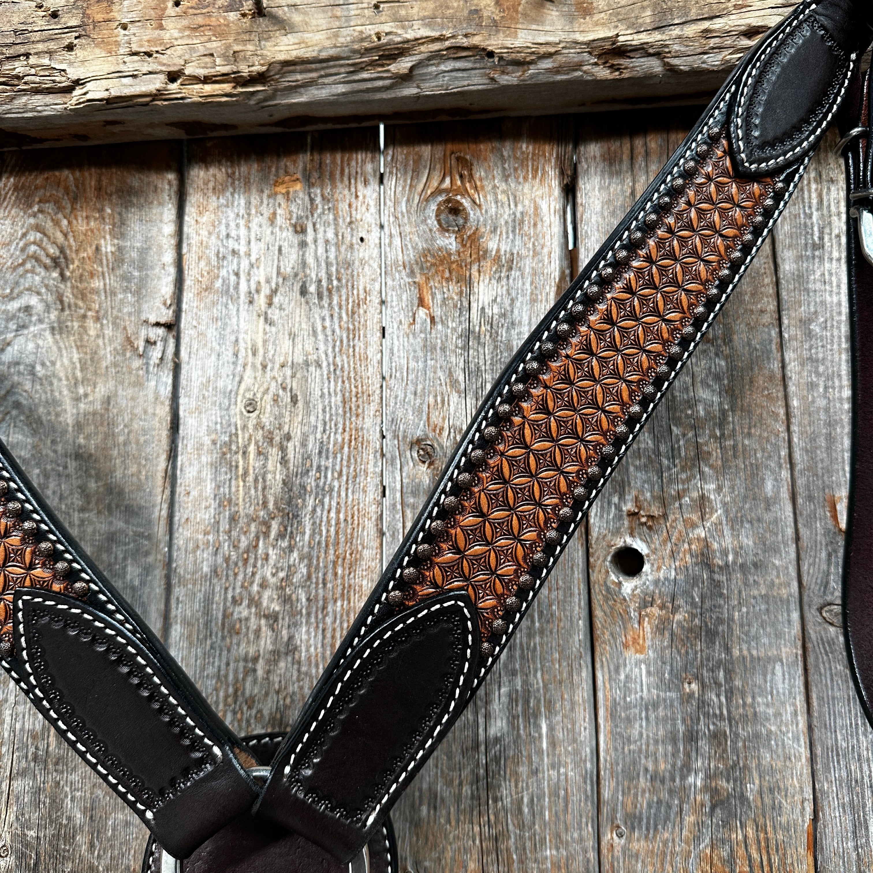 Two Tone Honeycomb Breastcollar #56255