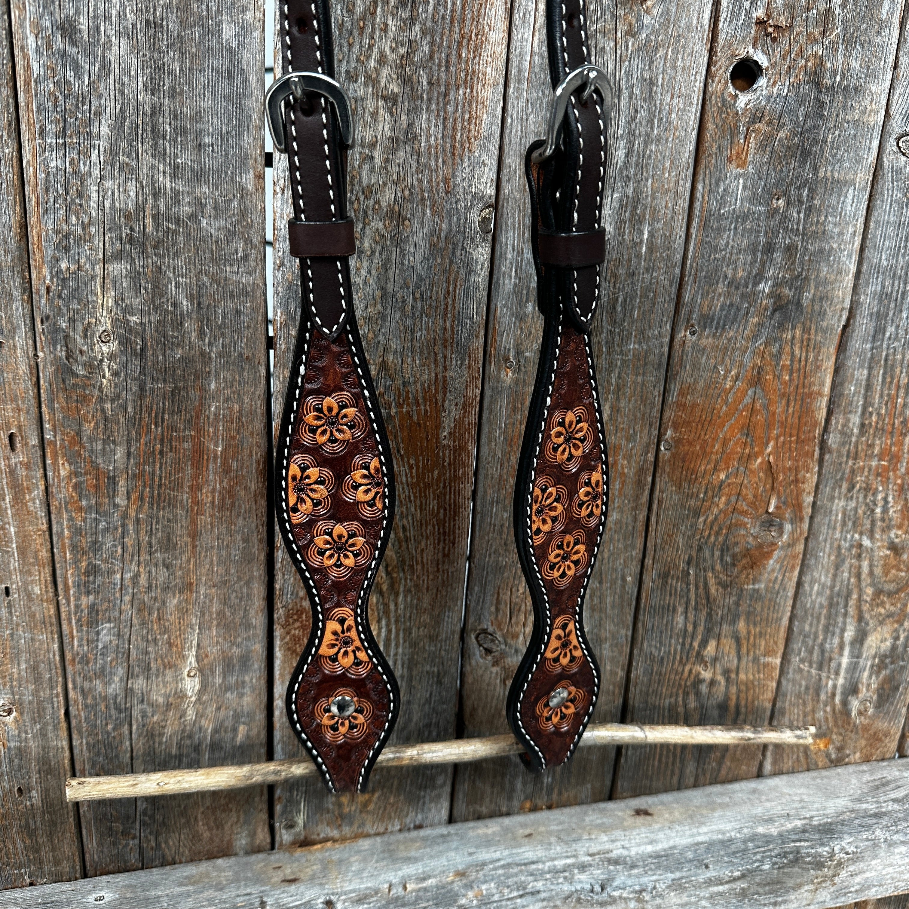 Flower Power One Ear Headstall / Bridle #24334