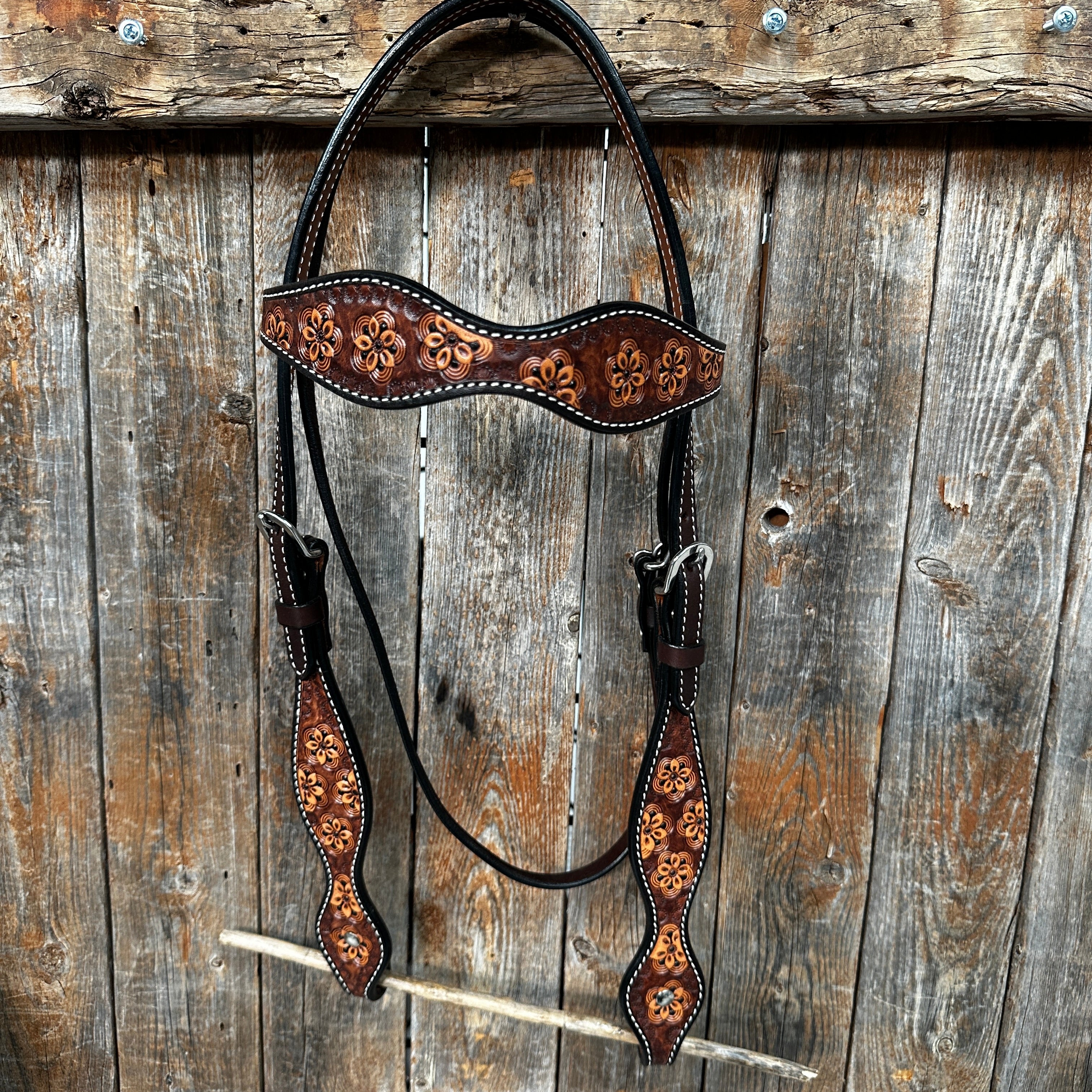 Flower Power Browband Headstall / Bridle #24333