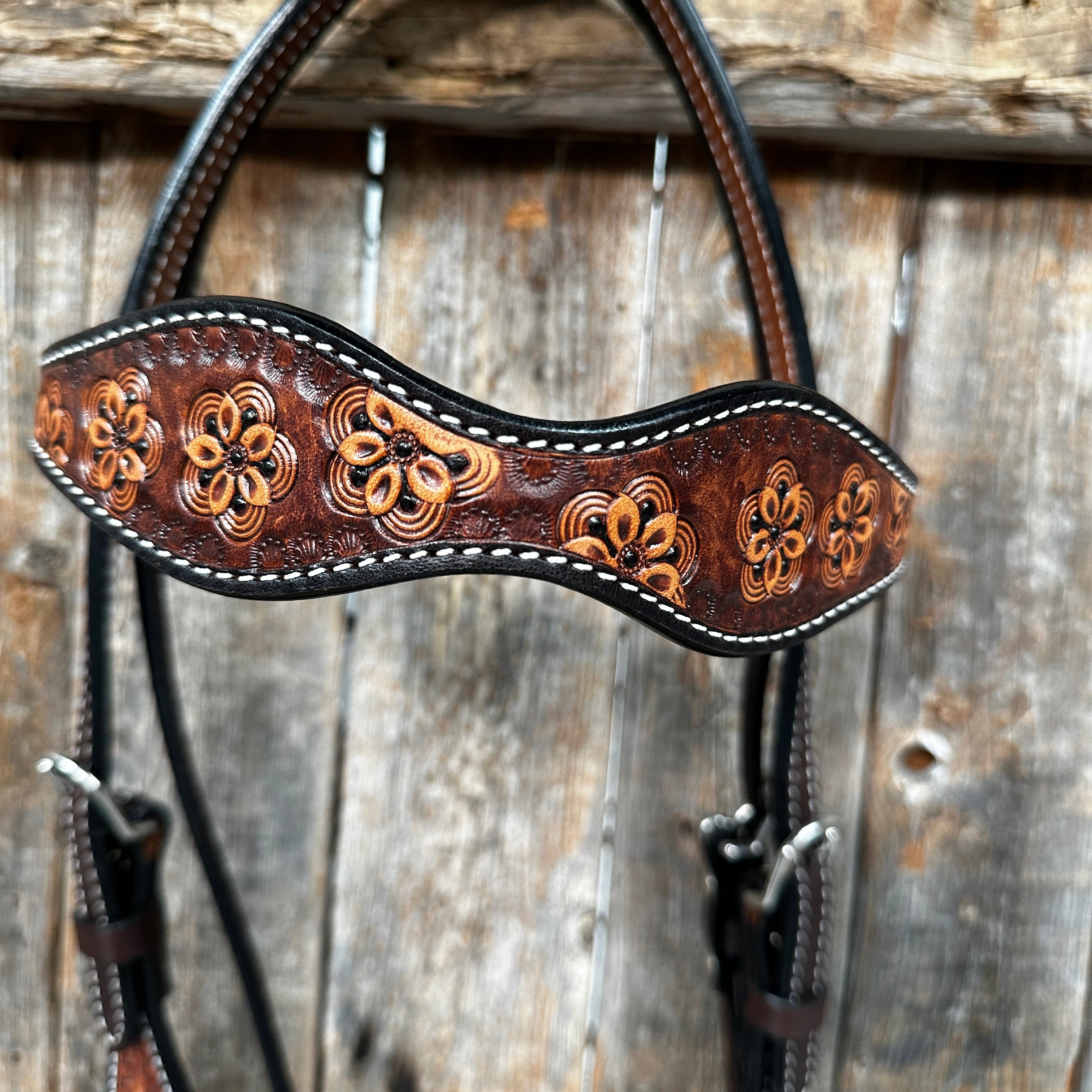 Flower Power Browband Headstall / Bridle #24333