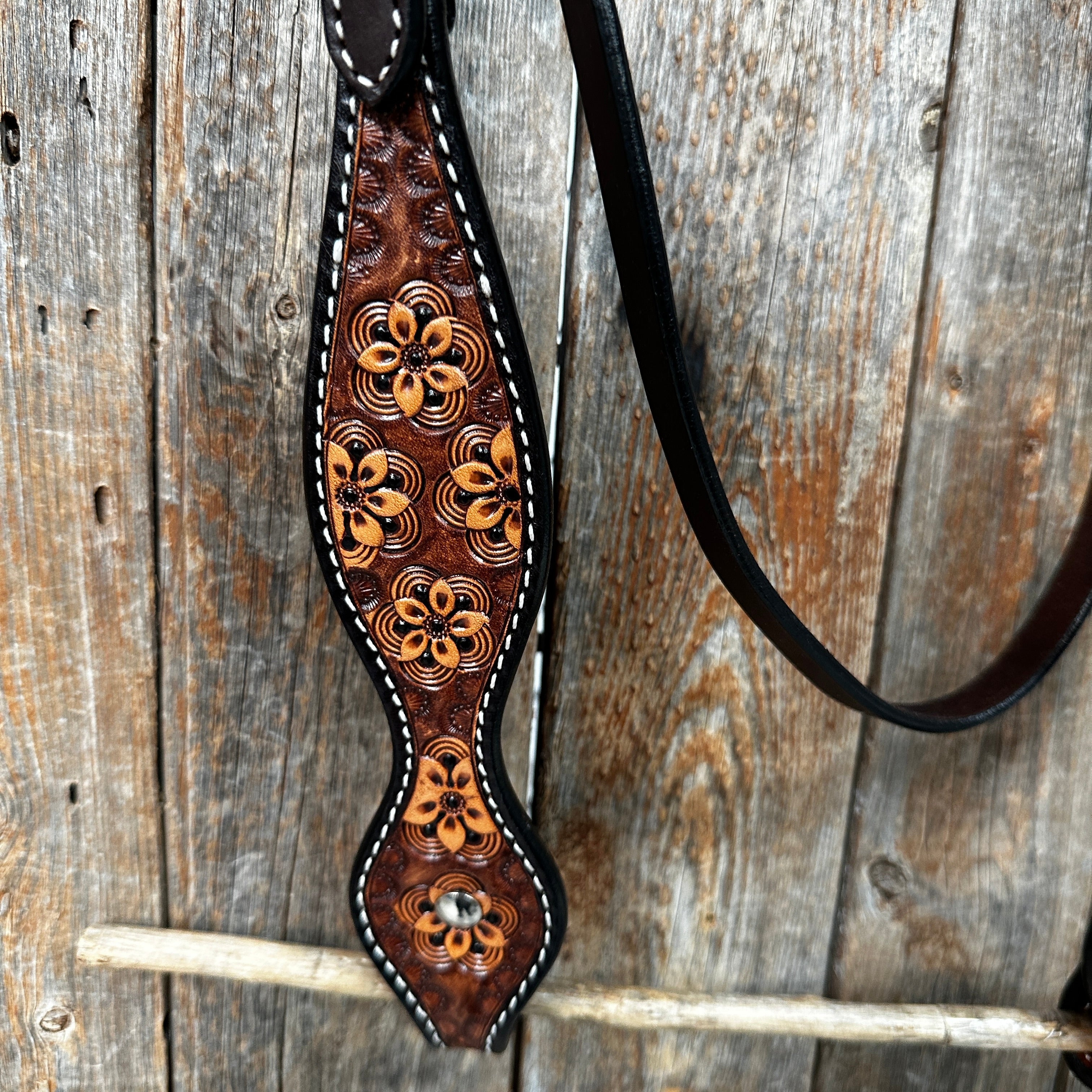 Flower Power Browband Headstall / Bridle #24333