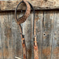 Copper and Silver Dot Rough-Out Headstall/Breastcollar Tack Set - RODEO DRIVE