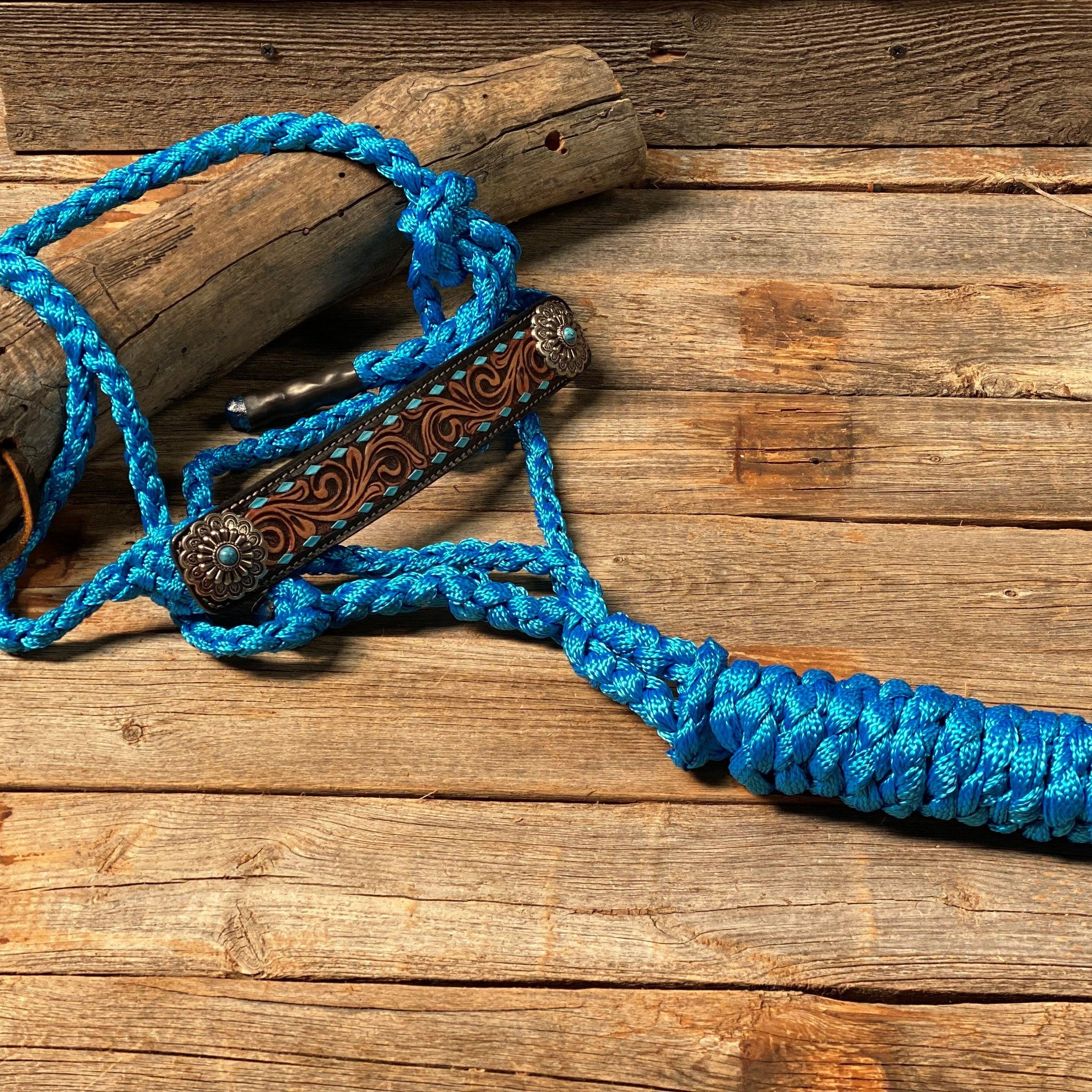 Blue Mule Tape Halter - Turquoise #MT209 - RODEO DRIVE