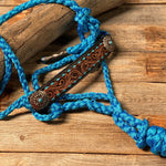 Blue Mule Tape Halter - Turquoise #MT209 - RODEO DRIVE
