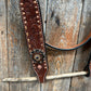 Copper Dot and Buckstitch Jet and Champagne Browband Tack Set #BBBC552 - RODEO DRIVE
