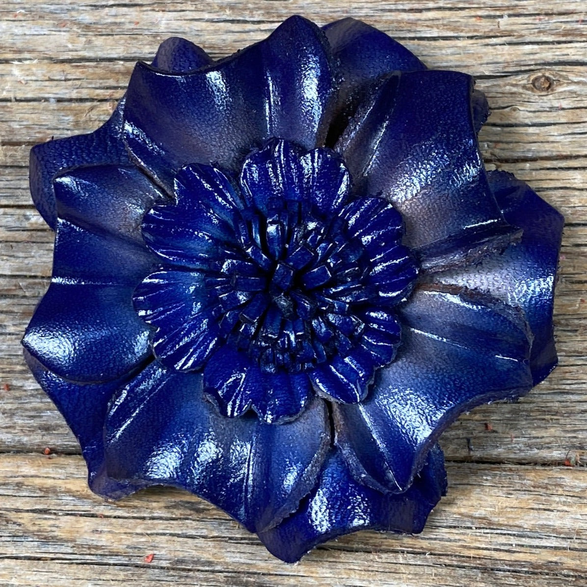 Hand Painted Leather Flowers - Carnations