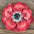 Pink Gardenia Leather Flowers - 1" Crystal Conchos - Options