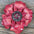 Pink Gardenia Leather Flowers - 1" Crystal Conchos - Options