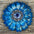 Turquoise Daisy Leather Flowers - 1" Crystal Conchos - Options