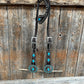 Buckstitch Southwest Turquoise Headstall / Bridle #OE119 - RODEO DRIVE