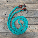 Teal Nylon Barrel Racing Reins #NR107