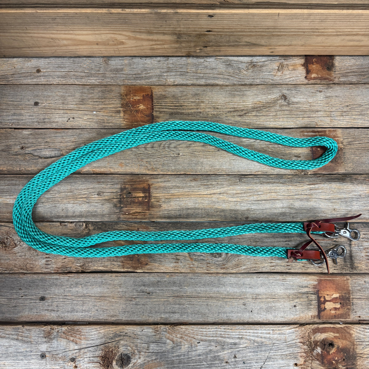 Teal Nylon Barrel Racing Reins #NR107