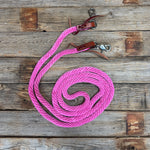 Pink Nylon Barrel Racing Reins #NR108