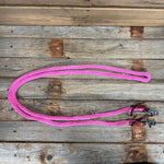Pink Nylon Barrel Racing Reins #NR108