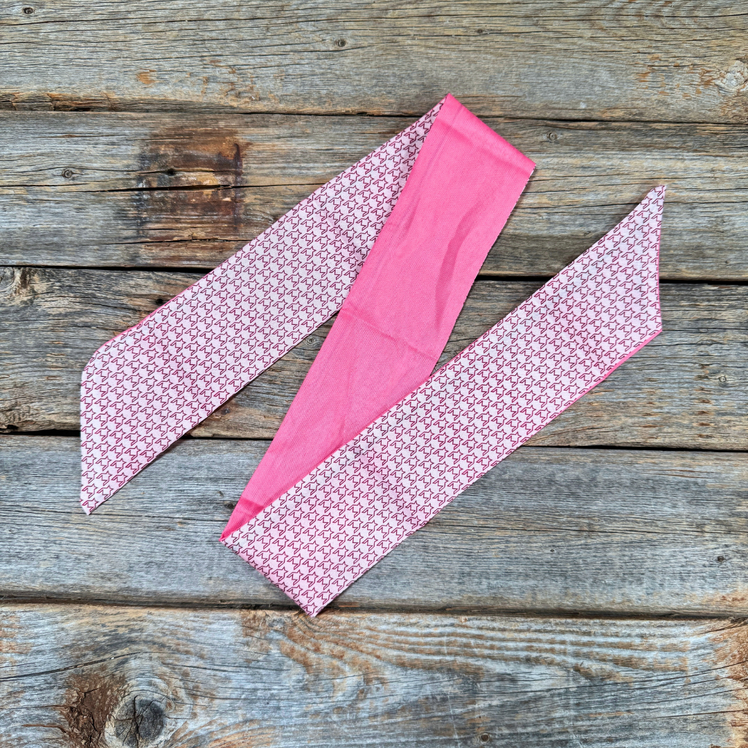 Pink pattern Western_Wild_Rag_Scarf_for_Cowgirls_Rodeo_Drive_Conchos