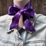 Purple Wild_Rag_Scarf_for_Cowgirls_Rodeo_Drive_Conchos