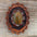 Sage Cabochon Stone - Leather Rosette Options -