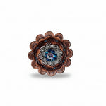 Antique Silver Capri - AB Crystal Conchos | Sizes 1"- 3" | Buckles | Saddle Set | Leather Rosettes | Slide