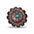 Copper Turquoise Western Concho W141