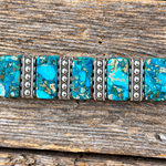 Fashion Turquoise Stone Stretch Bracelet