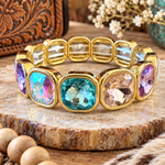 Multicolor Rhinestone Western Fashion Bracelet