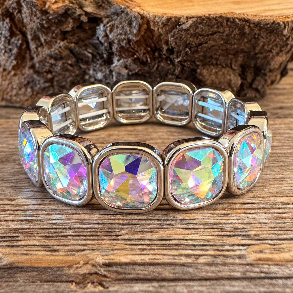 AB Rhinestone Western Fashion Bracelet