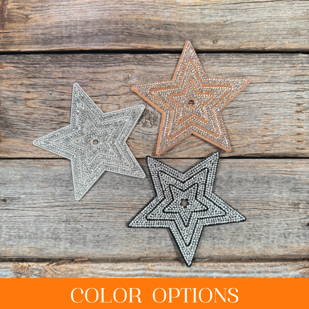 Big Star Rhinestone Rosette