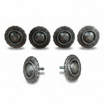 Antique Silver Round Western Concho W102