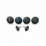 Copper Turquoise Western Concho W180